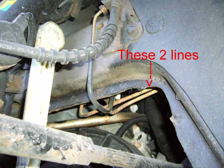 Installation of New Brake Line Set